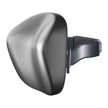 Многофункциональный подголовник Tesla: Подушка для шеи в автомобиль Модель Y/3 Suede Model чёрный