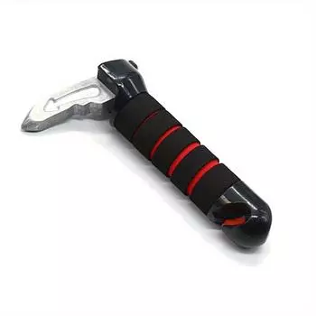 Многофункциональный подлокотник для двери автомобиля, безопасный молоток, дверной подлокотник, молоток для побега, инструмент 3-в-1 чёрный