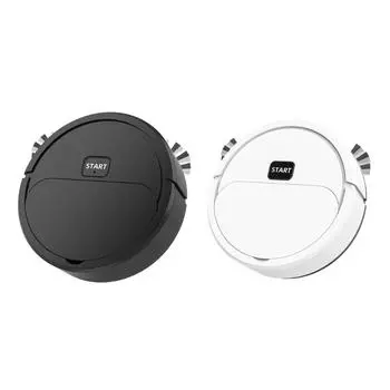 Многофункциональный подметальный и швабрирующий робот-уборщик, небольшой пылесос для пола Rechargeable Model белый
