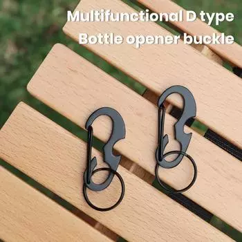 Многофункциональный подвесной карабин с пряжкой, автомобильный брелок, мини-размер, легкие крючки с защелкой