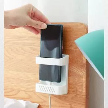 Многофункциональный полипропиленовый ящик для хранения, чехол для держателя мобильного телефона, пульта дистанционного управления и всякой всячины, органайзера для кухни и ванной комнаты красный