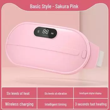 Многофункциональный пояс для матки с подогревом: Тепло, массаж и защита поясницы Dark Pink Box