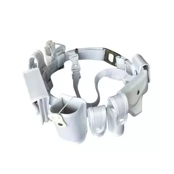 Многофункциональный пояс из белого старого сплава + нейлоновая пряжка, дополнительный тканый ремень из восьми предметов