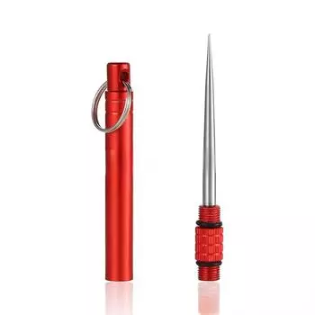 Многоразовая карманная зубочистка, титановый сплав золотой