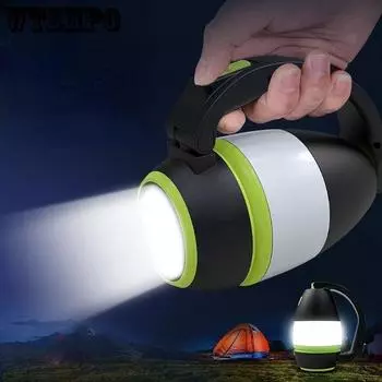 Многофункциональный яркий фонарик для общежития, бытовой USB-зарядка, фонарик «три в одном», уличный кемпинг, палатка, аварийное освещение 15 * 8.5cm чёрный