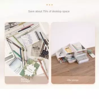 Многофункциональный ящик для документов, штабелируемый держатель для папок и писем, ящик для хранения канцелярских принадлежностей, водонепроницаемый органайзер для офисного стола