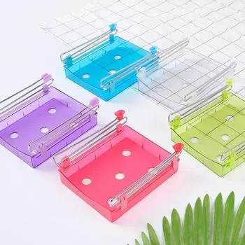 Многофункциональный ящик для хранения холодильника, перегородка для хранения свежести зелёный