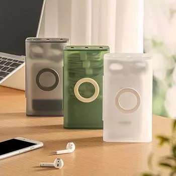 Многофункциональный ящик для хранения кабеля передачи данных большой емкости, устройство для хранения в дороге зелёный