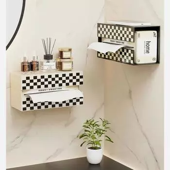 Многофункциональный ящик для хранения салфеток для лица, доступный роскошный стиль, гостиная, настольный, нескользящий, большой емкости