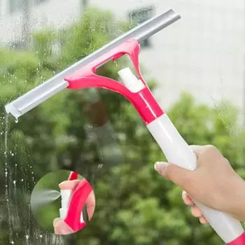 Многофункциональный распылитель воды, пластиковый резиновый очиститель, помощник для окон автомобиля, дома, цвет, случайный
