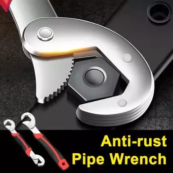 Многофункциональный разводной ключ с нескользящей ручкой Портативный кран для раковины Инструменты для ремонта сантехники S