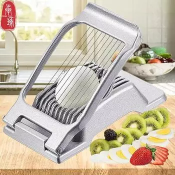 Многофункциональный резак для яиц, очистка яиц и ломтики яиц, резак для ветчины и клубники, кухонный гаджет для завтрака 1pcs