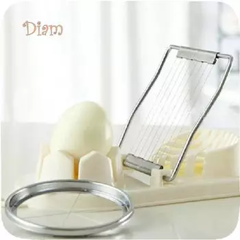 Многофункциональный резак для вареных яиц из нержавеющей стали диаметром 2 в 1, аксессуары для нарезки томатов