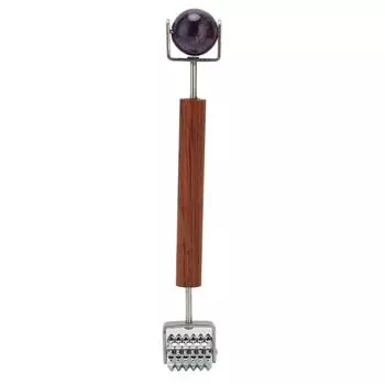 Многофункциональный роликовый массажер для лица из нержавеющей стали Jade для снятия мышечного напряжения