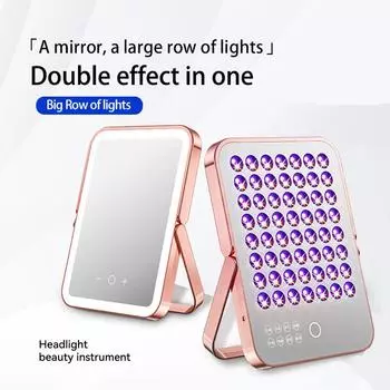 Многофункциональный ряд огней, косметический инструмент, бытовой отбеливатель для лица, фотонный инструмент для красоты кожи, зеркало для макияжа