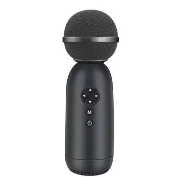 Многофункциональный ручной микрофон с усилителем, подходит для караоке, в качестве подарка на детский день рождения, для кемпинга и т. д.