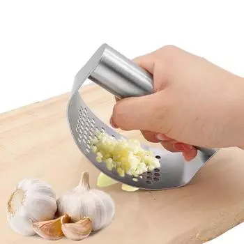 Многофункциональный ручной пресс для чеснока, изогнутый измельчитель для чеснока, измельчитель, пресс для чеснока из нержавеющей стали, гаджеты для приготовления пищи, инструмент
