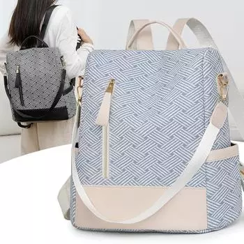 Многофункциональный рюкзак для женщин, противоугонный рюкзак, большая вместимость, легкая сумка через плечо синий