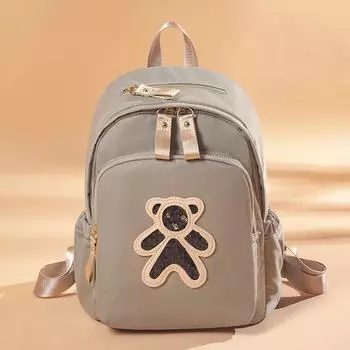 Многофункциональный рюкзак для женщин, водонепроницаемый рюкзак из ткани Оксфорд, модный и повседневный, одно плечо для поездок на работу чёрный