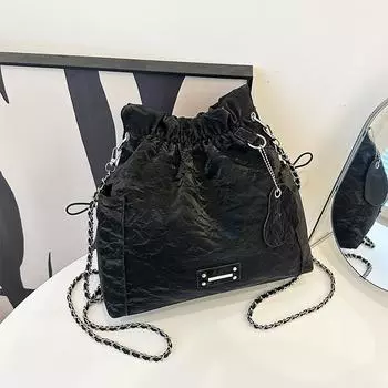 Многофункциональный рюкзак двойного назначения, улучшенное ощущение большой вместимости, дорожная сумка с цепным ремнем на одно плечо, сумка-ведро