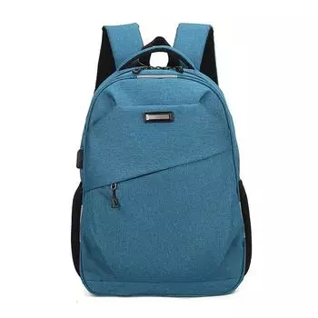 Многофункциональный рюкзак, повседневный рюкзак для поездок на работу, водонепроницаемая мужская деловая компьютерная сумка синий