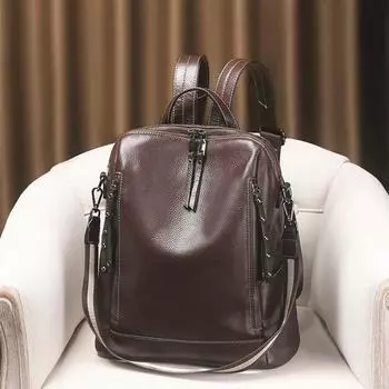 Многофункциональный рюкзак, повседневный женский студенческий рюкзак, дорожная сумка большой вместимости 34cm*16cm*33cm чёрный