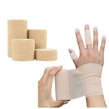 Многофункциональный самоклеящийся эластичный бинт длиной 4,5 м для занятий спортом на открытом воздухе, защита для пальцев, запястий, лодыжки, наколенника Width 2.5cm