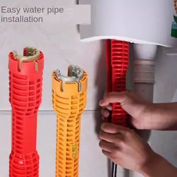 Многофункциональный санитарный ключ, ведущий рукав для тазового дна, разборный кран, труба, раковина, инструмент для установки только в санитарном исполнении жёлтый