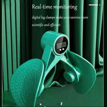 Многофункциональный счетный улучшенный тренажер для мышц тазового дна Улучшение здоровья тазового дна Послеродовое восстановление Домашний зажим для ног зелёный