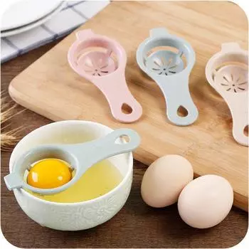 Многофункциональный сепаратор для яиц, бытовой сепаратор для яиц, фильтр для отделения яичного белка и желтка белый
