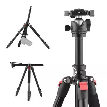 Многофункциональный штатив для фотокамеры, 170 см/67 дюймов, горизонтальный штатив, подставка из алюминиевого сплава чёрный