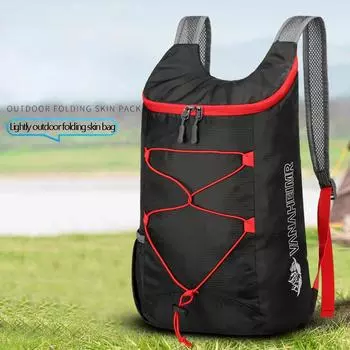 Многофункциональный складной рюкзак для отдыха на природе, легкая водонепроницаемая нейлоновая спортивная сумка высокой плотности для кемпинга, пеших прогулок, путешествий