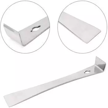 Многофункциональный скребок 3 в 1 из нержавеющей стали, лом для деревообработки, сетчатый резак для меда с плоской головкой, нож для подъема