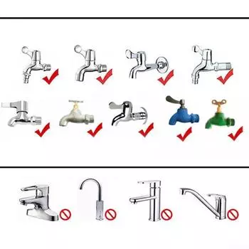 Многофункциональный соединительный элемент для водопроводной трубы, водяной пистолет, быстроразъемный соединительный элемент для водопроводной трубы 1/2
