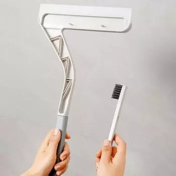 Многофункциональный стеклоочиститель 7-типа стеклоочиститель для ванной комнаты скребок с маленькой щеткой