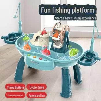 Многофункциональный стол для игры в водный спорт и рыбалки: Развивающая игрушка для взаимодействия родителей и детей