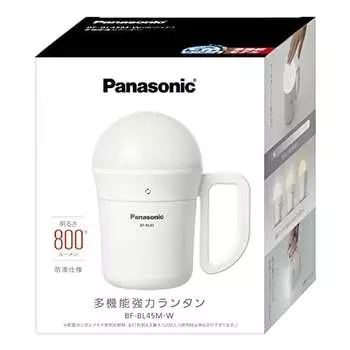 Многофункциональный светодиодный фонарь Panasonic, яркий большой фонарь на 800 люмен с цветовым тонированием и плавной регулировкой яркости, влагозащищенный, с датчиком касания, белый BF-B