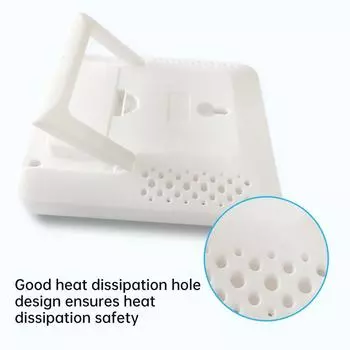 Многофункциональный термометр гигрометр большой ЖК-дисплей электронный монитор температуры и влажности часы для внутреннего и наружного использования белый