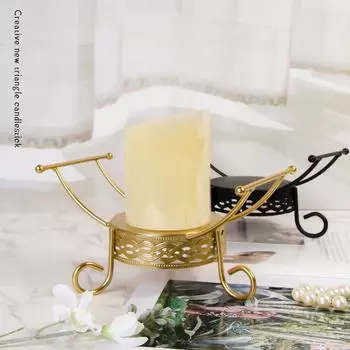 Многофункциональный трехногий кружевной штатив, стеллаж для ювелирных изделий, домашняя жардиньерка, стойка для ювелирных изделий, тарелка с фруктами, украшения, сбор 20*16*11 чёрный