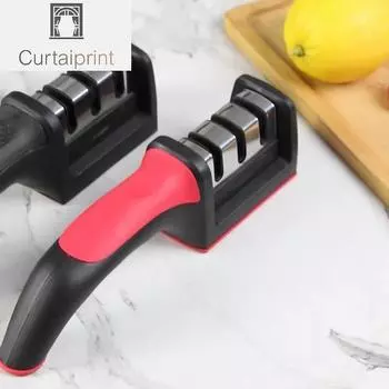 Многофункциональный трехступенчатый ручной шлифовальный нож, кухонный шлифовальный инструмент