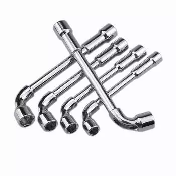 Многофункциональный трубный ключ L-типа 6-10 мм, ручные инструменты, полировка, торцевые ключи, инструмент для ремонта 7mm серебряный