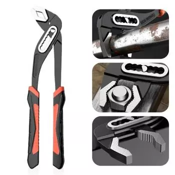 Многофункциональный трубный ключ с нескользящей ручкой, высокая твердость, регулируемая конструкция, широко используется A