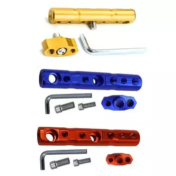 Многофункциональный удлинитель для мотоцикла, расширительный стержень, держатель для мобильного телефона, сиденье для зеркала заднего вида электромобиля чёрный