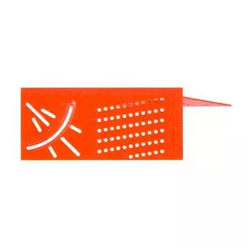 Многофункциональный угловой шаблон из алюминиевого сплава 45/90 градусов, измеритель угла, разметочный инструмент, чертежный инструмент, столярные инструменты для деревообработки