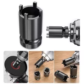 Многофункциональный угловой шлифовальный станок, электрический гаечный ключ с 4 зубцами для быстрого снятия фланцевой гайки, техническое обслуживание электроинструмента