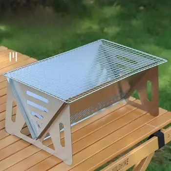 Многофункциональный угольный гриль-барбекю складной нагревательный очаг сетчатая решетка дровяная печь угольный бар кухня столовая дом сад