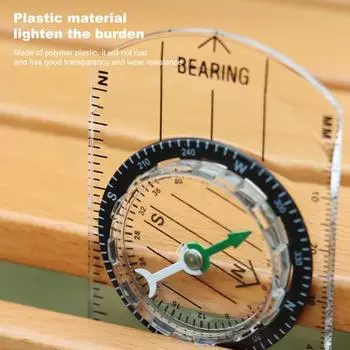 Многофункциональный уличный компас, точные измерительные весы, высокопрозрачный, для пешего туризма, альпинизма, чтения карт выживания, точное наведение чистый