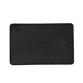 Многофункциональный универсальный нескользящий коврик для салона автомобиля, держатель для телефона, липкий коврик на приборную панель против скольжения, крепление для телефона One size чёрный