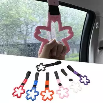 Многофункциональный универсальный ремешок из нейлона Tsurikawa Ring Heart JDM Racing Train Bus Handle Handle Strap Charm Strap Drift Auto Access
