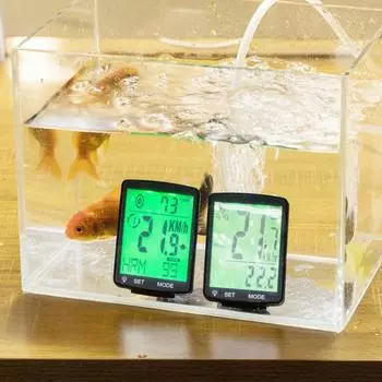 Многофункциональный велосипедный компьютер с ЖК-экраном, беспроводной велосипедный непромокаемый спидометр, одометр для езды на велосипеде зелёный